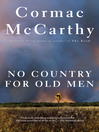 Cover image for No Country for Old Men